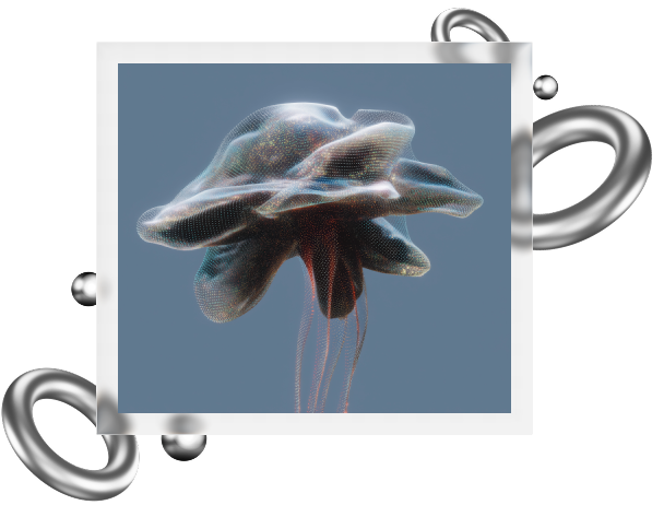 Abstract jellyfish